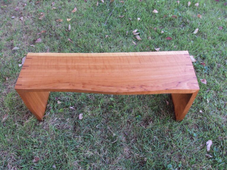 Live-Edge Cherry Bench