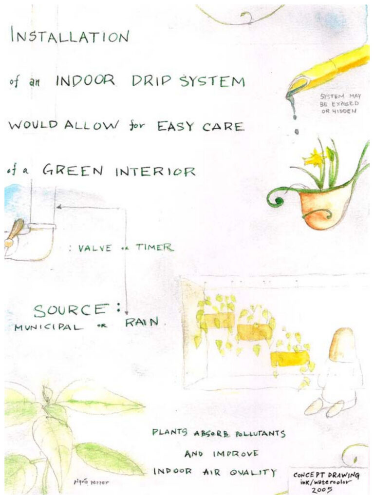 Conceptual Design for an Indoor Irrigation System